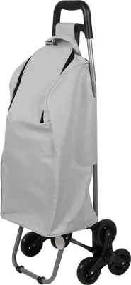 Immagine prodotto di DOCHTMANN Carrello spesa, borsa spesa grigia 35x28x92cm