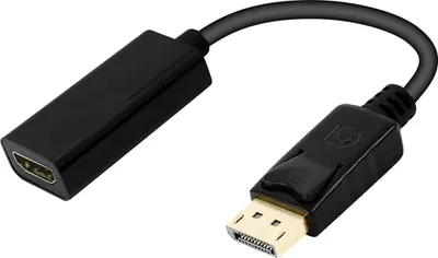 Image de Adaptateur Ewent EC1456 DisplayPort vers HDMI 4K Noir