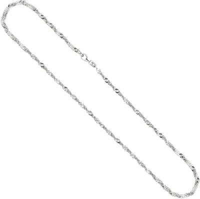 Produktbild von 2,9mm Singapurkette Kette Collier Halskette aus 925 Silber 42cm