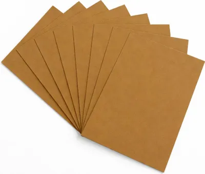 Produktbild von 100x Wellpappe Zuschnitte A3 1-wellig Bastelpappe Bastelkarton Recycling