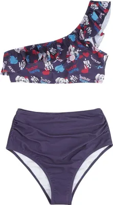 Produktbild von Suicide Squad Bikini-Set Damen Harley Quinn - Mad Love blau XXL