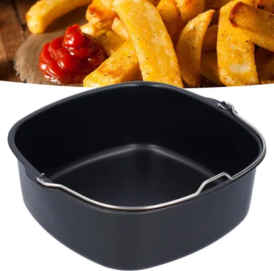 Produktbild von Auflaufform für Airfryer, Backform für Kuchen, Fritteusenzubehör (22 cm)
