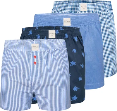 Produktbild von Phil & Co. Berlin Herren Boxer 4-Pack Core - Set 2 - Größe XL