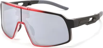 Produktbild von INF Faltbare Sport-Sonnenbrille mit Etui - Silber