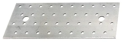 Immagine prodotto di Piastra forata Alberts 820398, zincata Sendzimir, 200 x 80 x 2 mm, set da 25 pezzi