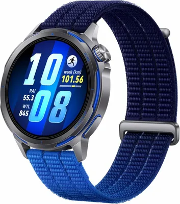 Produktbild von HUAWEI Watch GT Runner 2 Smartwatch, Marathon-Modus, GPS Laufuhr mit Trainingsanalyse, HRV, EKG, SpO2, Schlafanalyse, Bis zu 14 Tage Akku, 1,32" AMOLED, 5 ATM, Kompatibel mit iOS & Android, Dusk Blue