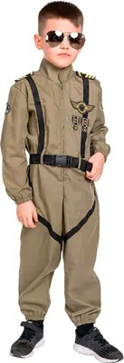 Produktbild von Overall Fallschirmspringer Jet Pilot Top Pilot, Groesse:128