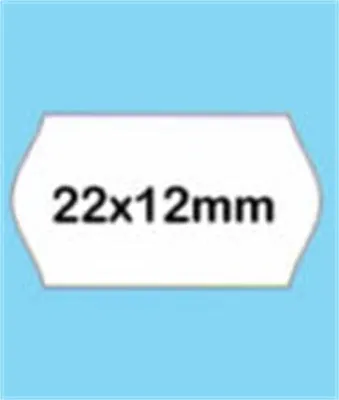 Produktbild von Preisetiketten, weiß, 22 x 12 mm, ablösbar, BLITZ 5998377101930