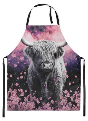 Produktbild von Omgoods – Verstellbare Schürze für Mädchen mit Blumenmuster