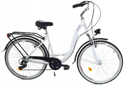 Zdjęcie produktu dla Rower Dallas City Alu 26" 7spd - biały z czarnym