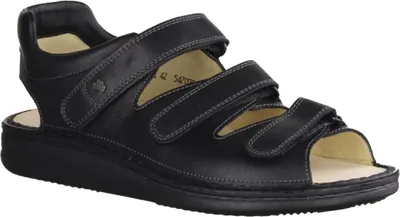 Produktbild von Finn Comfort Tunis Herren Sandale, bequem, Leder, Schwarz, Classic - Marken Finn Comfort, Schwarz, leder (neymar)