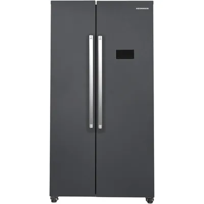 Produktbild von Heinner HSBS-HM442NFINVDGE++ Side-by-Side Kühlschrank 442 L, Total No Frost, Inverter, Anti-Fingerprint, Anthrazitgrau
