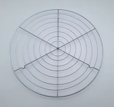 Produktbild von Kuchengitter Tortenkühler - Rund 32 cm - Abkühlgitter Kuchendraht verchromt