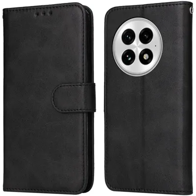 Produktbild von Mobigear Geldbörsen-Handyhülle für OnePlus 13 – Klapphülle – Schwarz