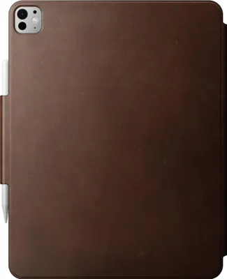 Obrázek produktu pro Nomad Leather Folio, brown Nomad leather - iPad Pro 13" M4, M5