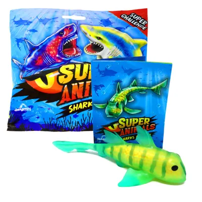 Produktbild von DeAgostini Super Animals Figur - Sharks Edition - Sammelfigur Hai - Auswahl 6. Japanischer Stierkopfhai (Selten Farbwechsel+Leuchtet)