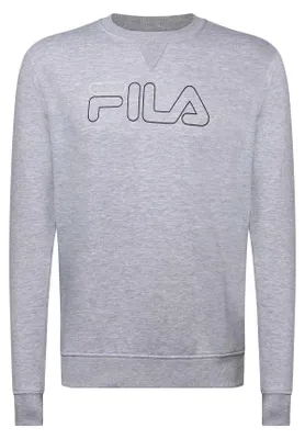 Produktbild von Fila - "Jude" Sweatshirt für Herren, Rundhalsausschnitt GT20713 (L) (Hellgrau Mergel)