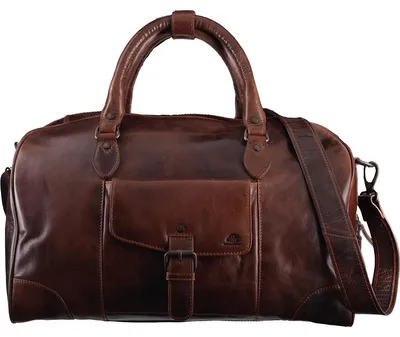 Produktbild von Greenburry Rugged Reisetasche Leder 48x31 cm braun