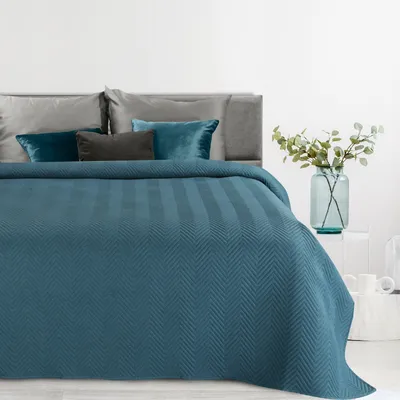 Immagine prodotto di Copriletto decorativo 220x240 Lino blu Eurofirany