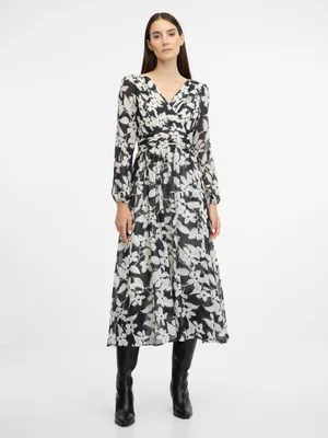 Produktbild von Orsay Schwarzes Maxikleid für Damen 1001004A00877__36