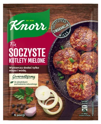 Zdjęcie produktu dla Knorr Fix Soczyste Mielone 70g