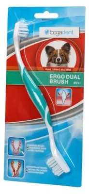 Produktbild von BOGAR ERGO DOPPELBÜRSTE Mini-Hund 1 Stück