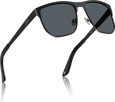 Zdjęcie produktu dla CARFIA męskie okulary przeciwsłoneczne z polaryzacją UV400 metalowe prostokątne CA5227