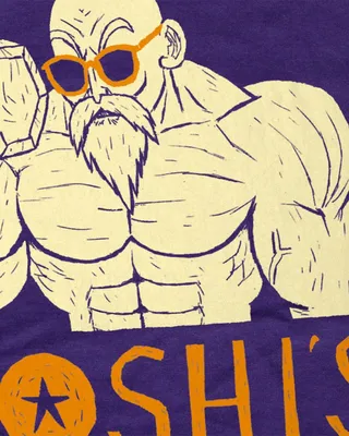 Produktbild von style3 Roshi Dragon Master Anime T-Shirt Herren Turtle Z son-goku GT Vegeta Fan-Bekleidung