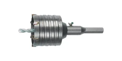 Produktbild von Heller Bohrkrone HM-bestückt Durchmesser 68mm mit 6-kant Aufnahmeschaft - 23341