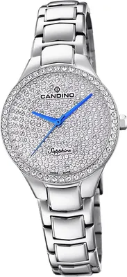 Produktbild von Candino Edelstahl Damen Uhr Analog Elegant Armbanduhr silber Elegance D2UC4696/1