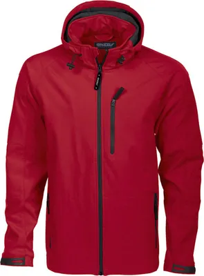 Produktbild von Softshell-Jacke Dad Tulsa winddicht wasserabweisend mit abnehmbarer Kapuze und verschließbaren Taschen