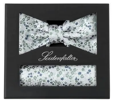 Produktbild von Fliegen- und Taschenset Blumen - Mint