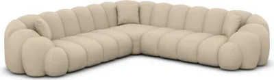 Produktbild von Echtleder Ecksofa Liora Beige