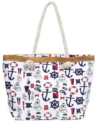 Produktbild von Strandtasche mit maritimen Motiven, Textil
