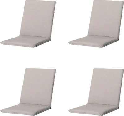 Produktbild von Madison - Stapelstuhlauflage Naples taupe - ca. 97x49 cm - 4er-Set