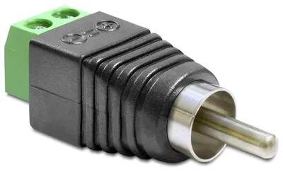 Obrázok produktu pre DELOCK Adapter Terminalblock 2Pin -> Cinch Stecker