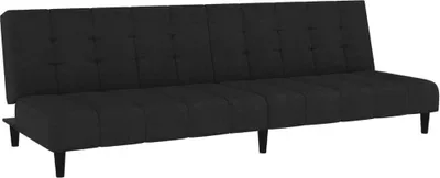Zdjęcie produktu dla vidaXL Sofa 2-osobowa czarna aksamitna