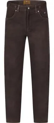 Produktbild von il Lago Prestige Nubuklederhose Herren (Braun) Größe 62