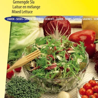 Image de Mélange gastronomique de graines de salade – Cultivez une salade nutritive et croquante pour de délicieuses salades