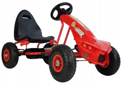 Zdjęcie produktu dla Gokart na pedały A-18 czerwony