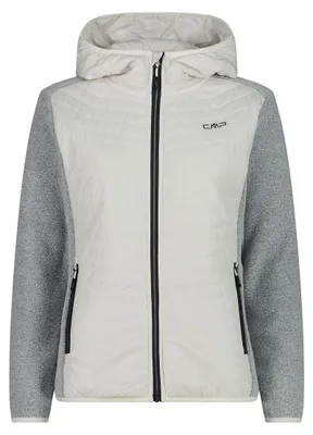 Produktbild von CMP Damen Jacke Jacket Hybrid FIX Hood Weiß 40
