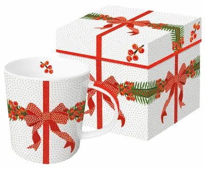 Image de Tasse "Trend" de PPD, présentée dans une boîte cadeau, en porcelaine fine, capacité de 400 ml, référence 28471