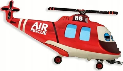 Produktbild von Folienballon 24" FX - "Rettungshubschrauber"