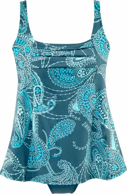 Produktbild von LASCANA Badekleid petrol-bedruckt Größe 42 Cup B