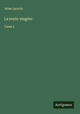 Produktbild von La rente viagère