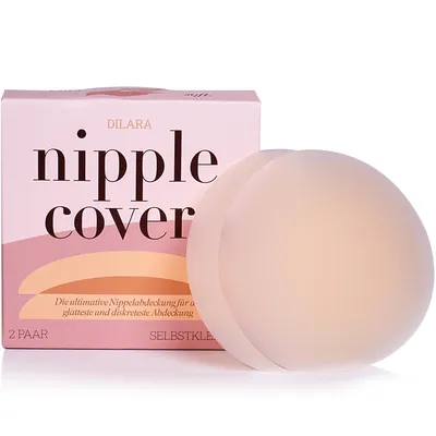 Produktbild von Nippelpads 4 Stück – Wiederverwendbare Nipple Pads Cover aus Silikon, ultradünn & unsichtbar, hautfreundlich & wasserdicht (klebefrei)