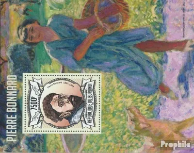 Produktbild von Briefmarken Burundi 2013 Mi Block 344 (kompl. Ausgabe) postfrisch Pierre Bonnard