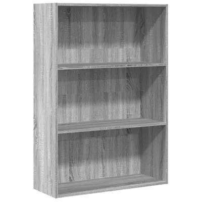 Zdjęcie produktu dla vidaXL Regał szary Sonoma 80x30x114 cm Materiał drewnopochodny