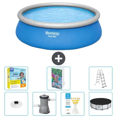 Imagen del producto de Bestway Fast Set, piscina redonda - 457x122 cm - 6 piezas, modelo S352