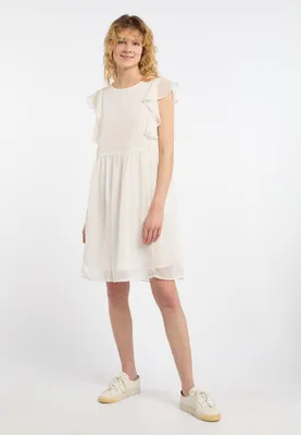 Produktbild von SAPORTA damen kleid - wollweiss, S